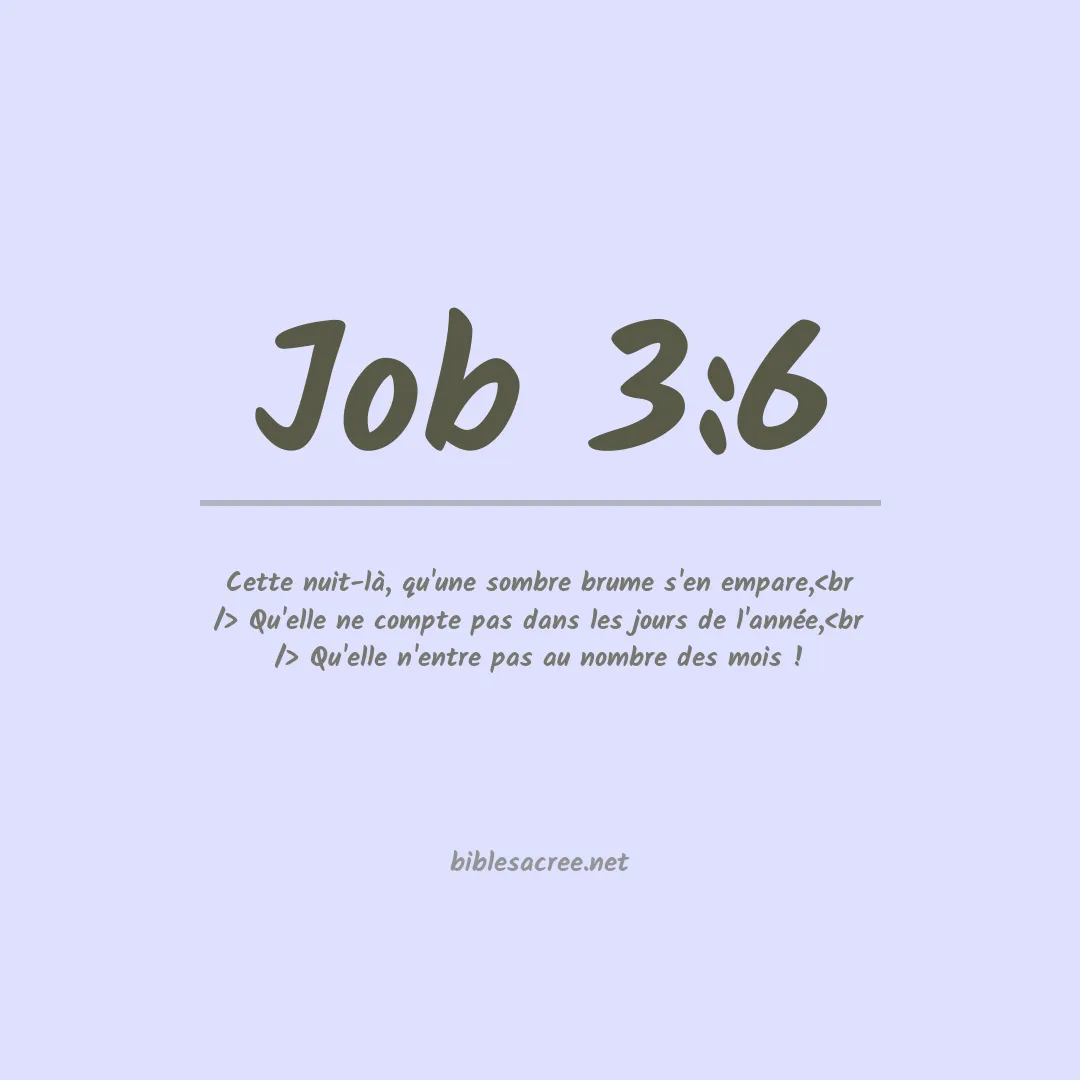 Job - 3:6