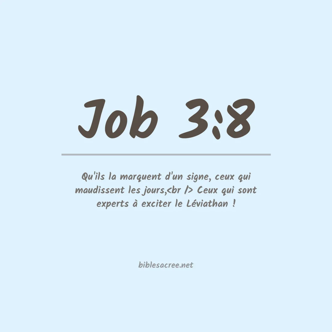 Job - 3:8