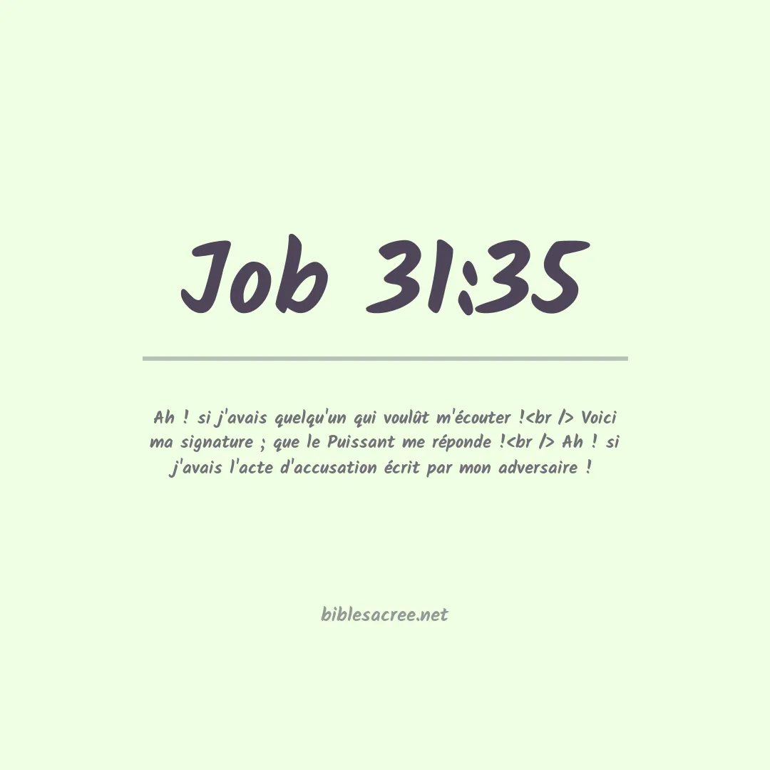Job - 31:35