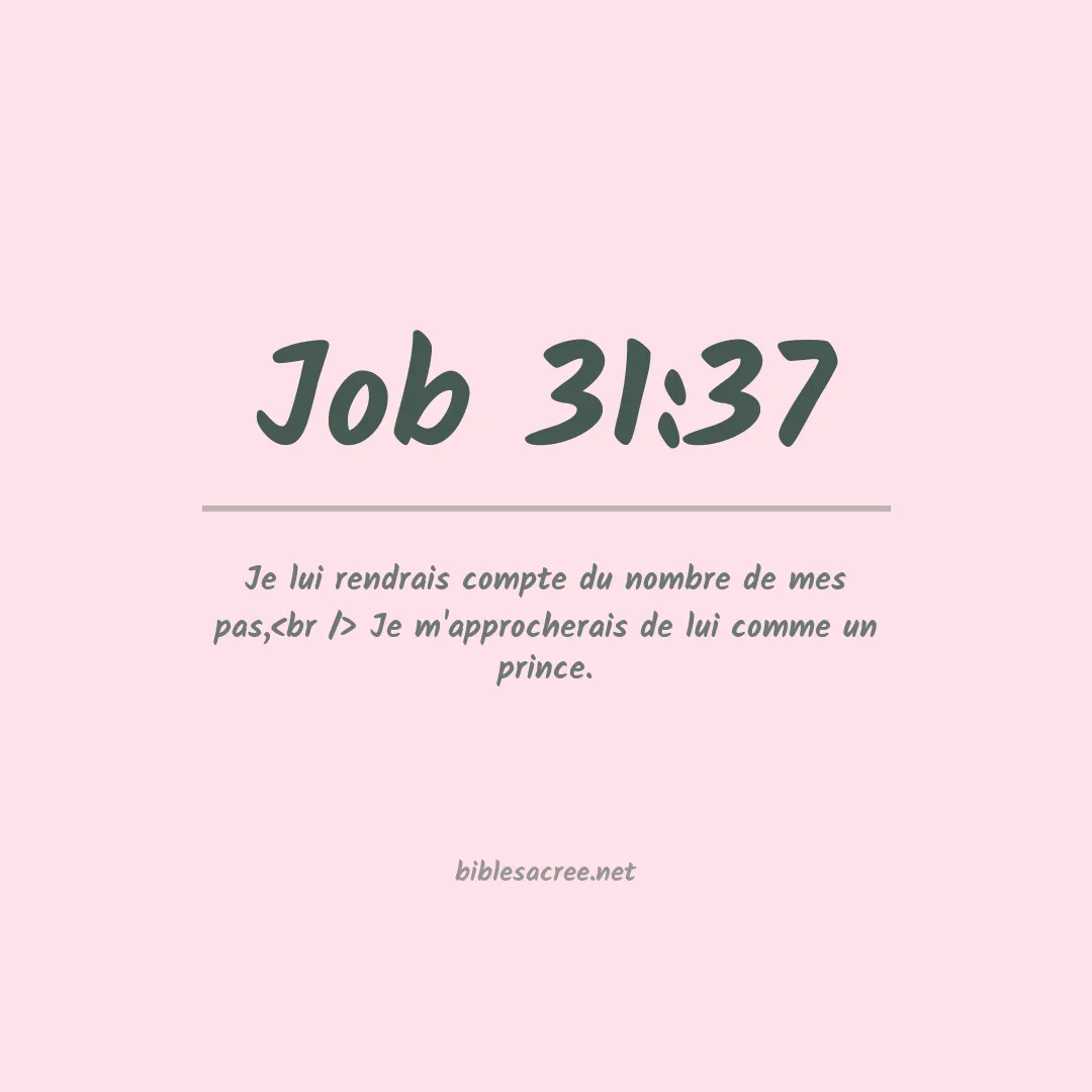Job - 31:37