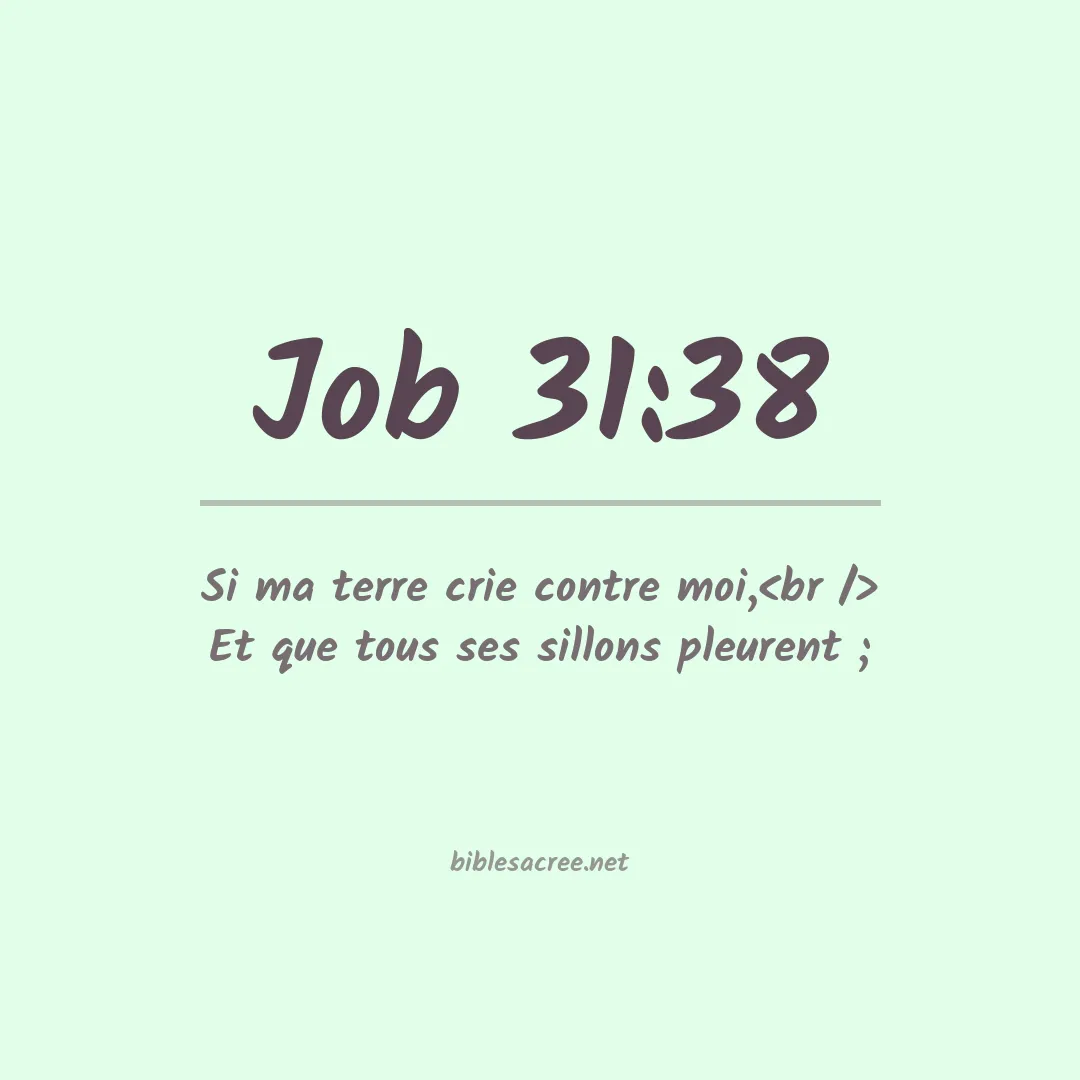 Job - 31:38