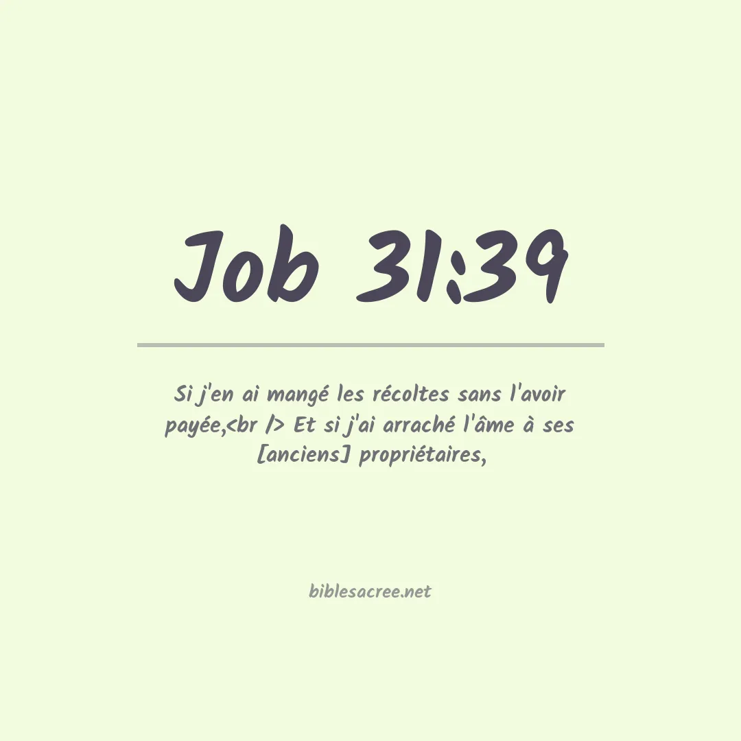 Job - 31:39