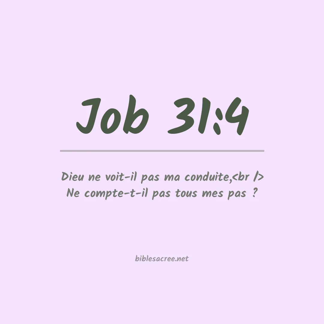Job - 31:4