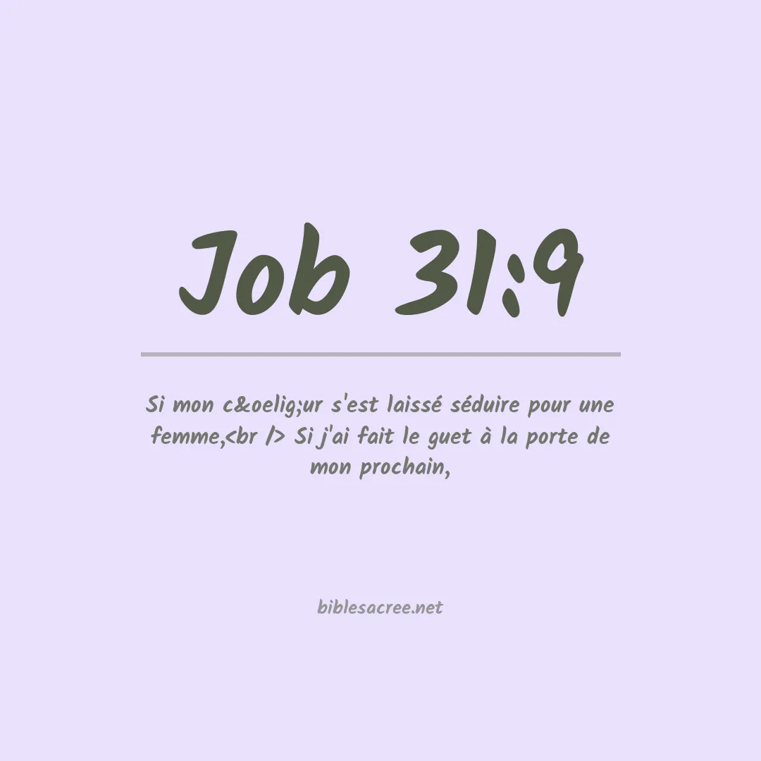 Job - 31:9