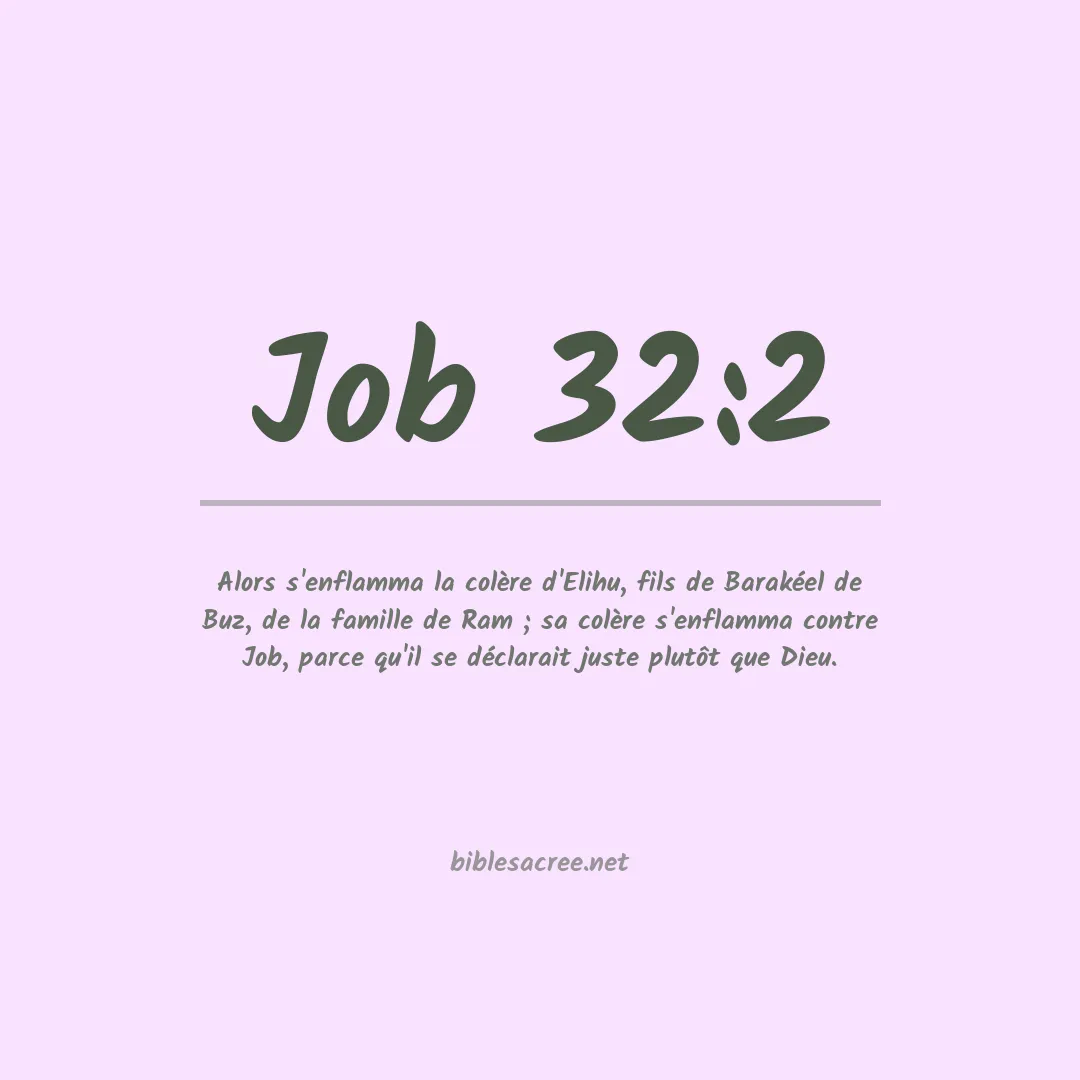 Job - 32:2
