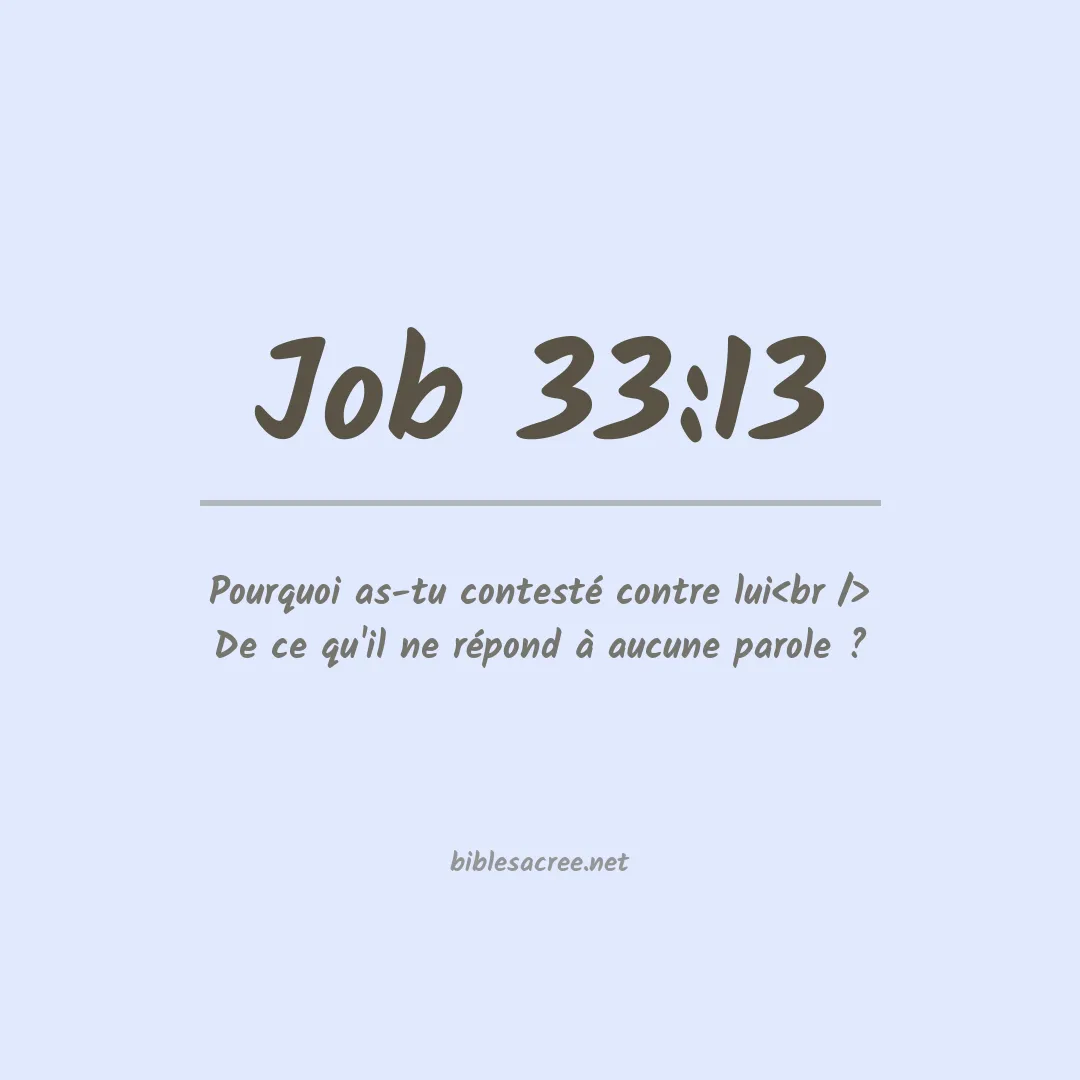 Job - 33:13