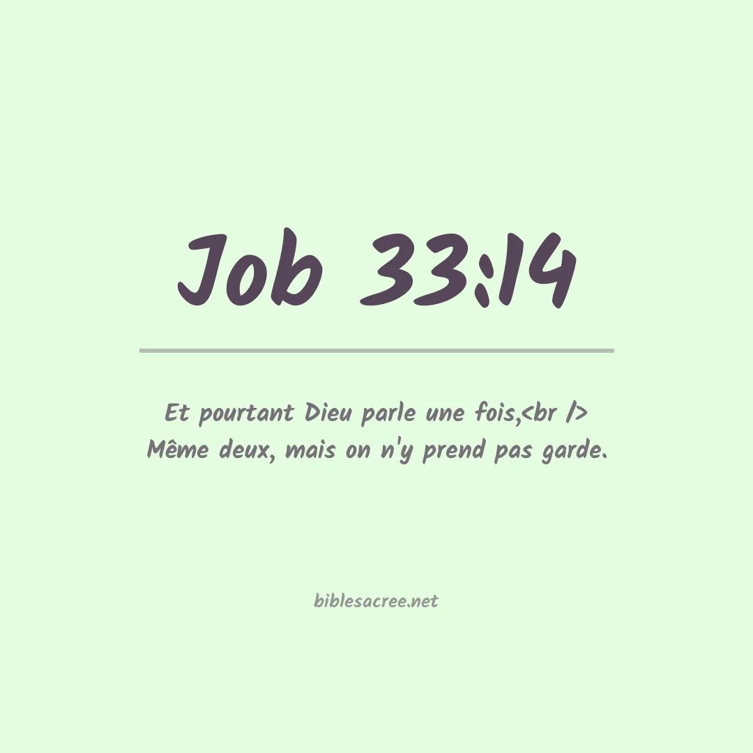 Job - 33:14