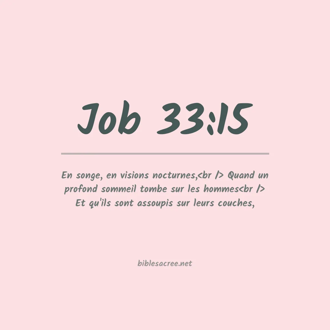 Job - 33:15