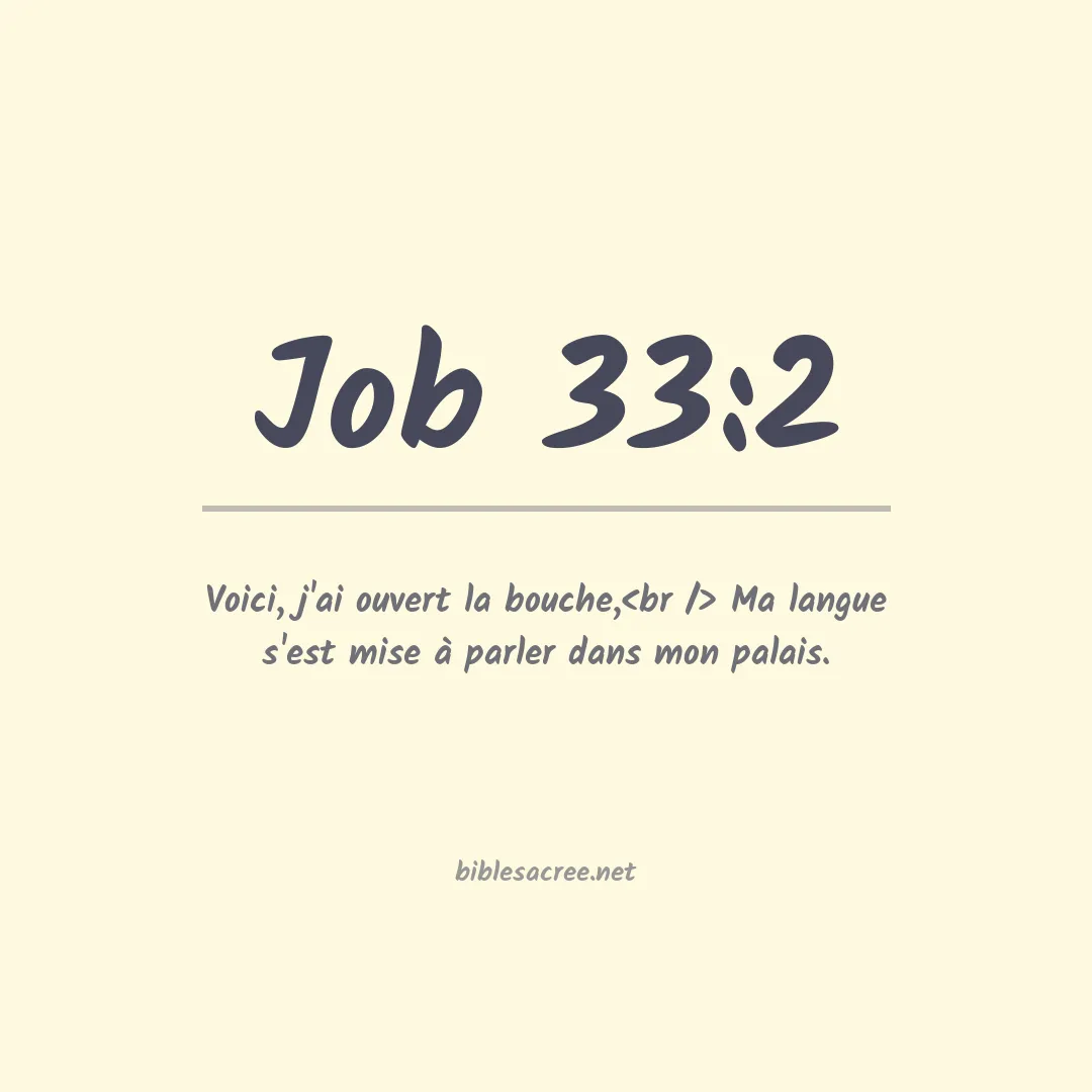 Job - 33:2