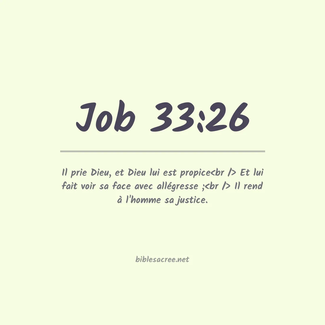 Job - 33:26