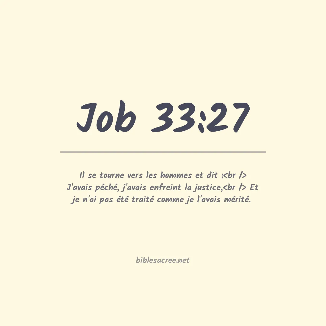 Job - 33:27