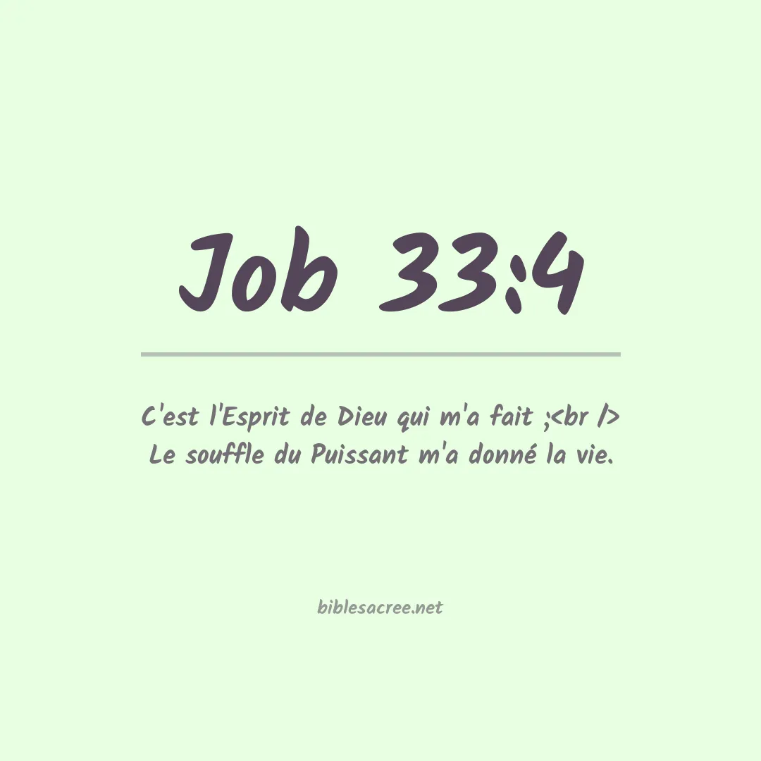 Job - 33:4