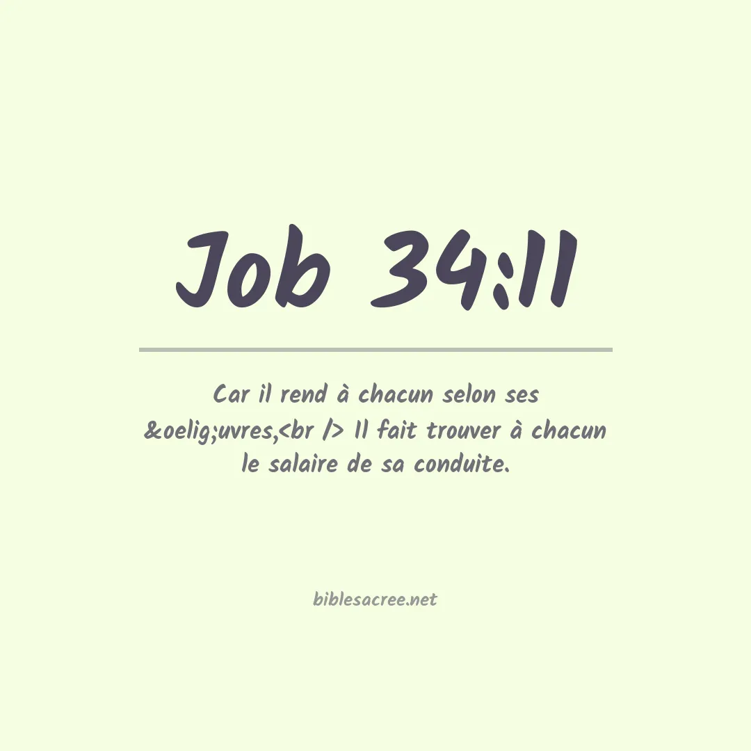 Job - 34:11