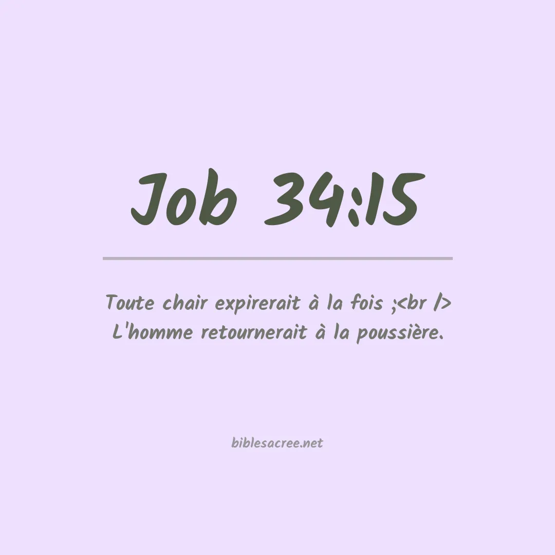 Job - 34:15