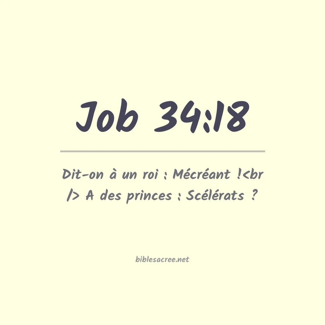 Job - 34:18