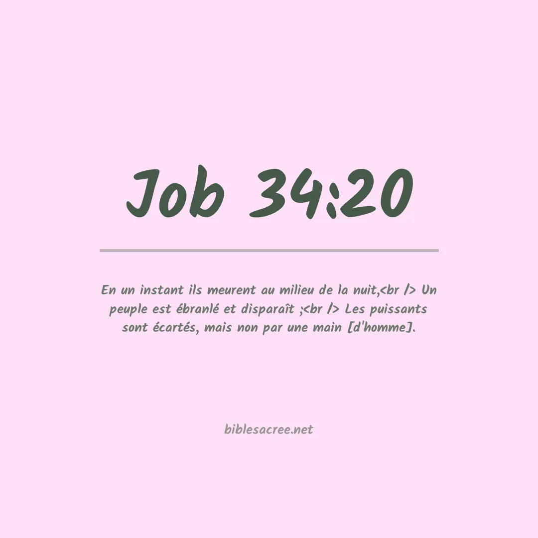 Job - 34:20