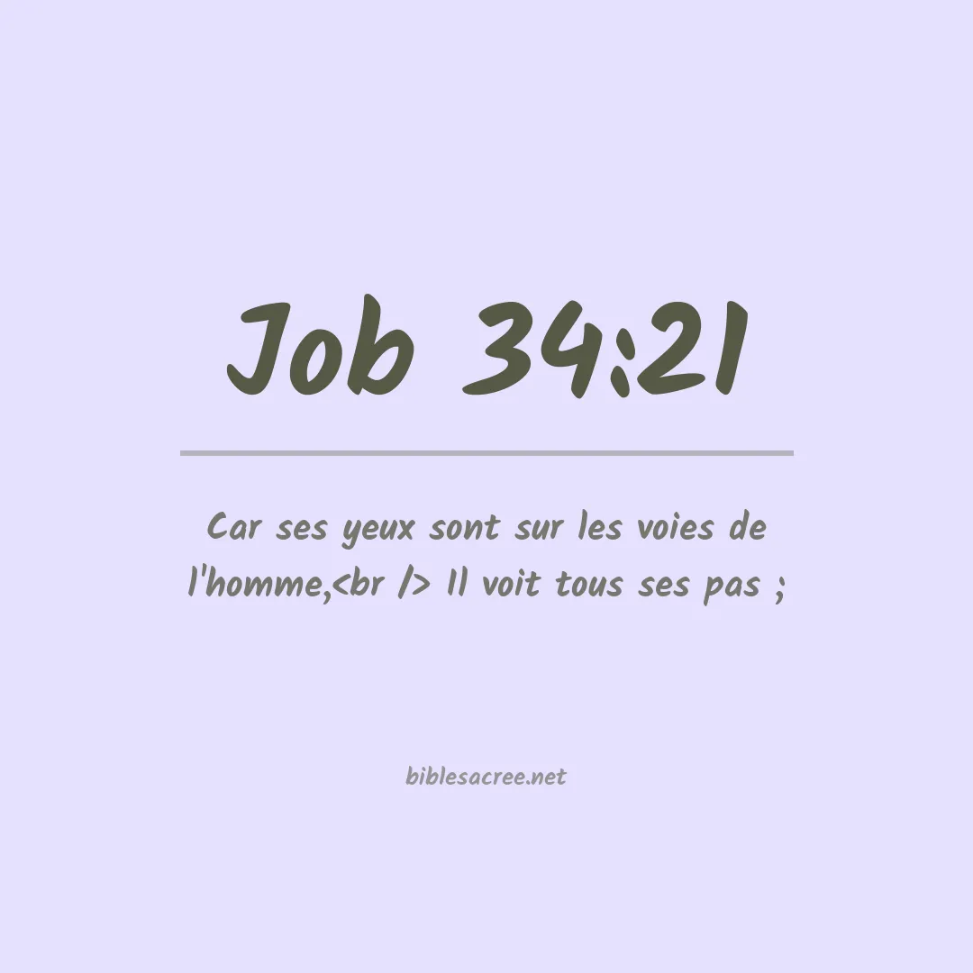 Job - 34:21