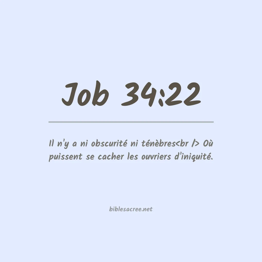 Job - 34:22