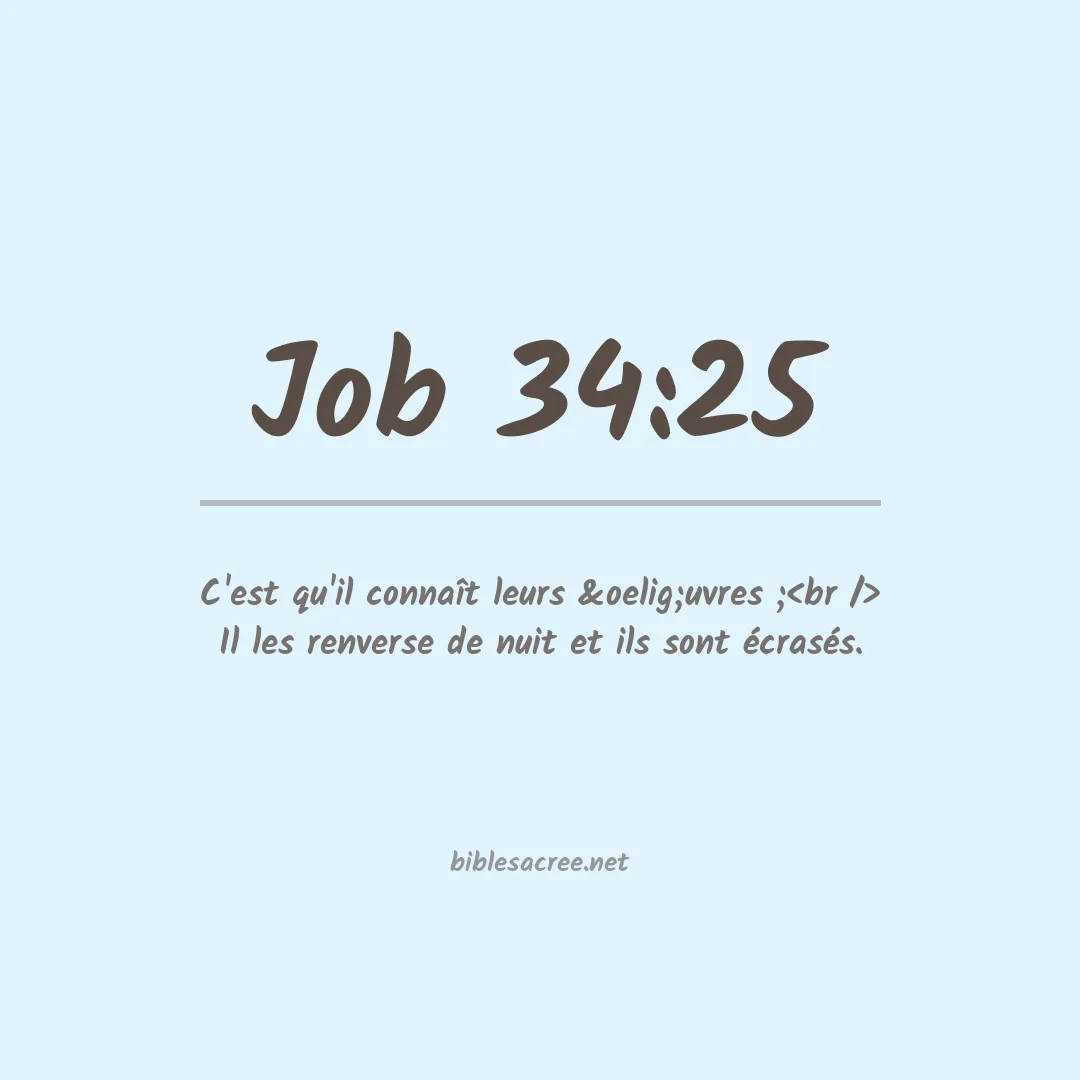 Job - 34:25