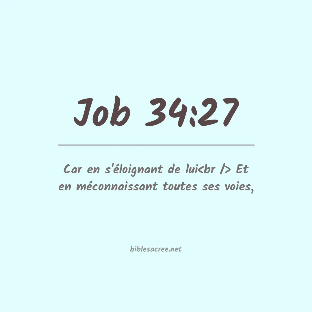 Job - 34:27