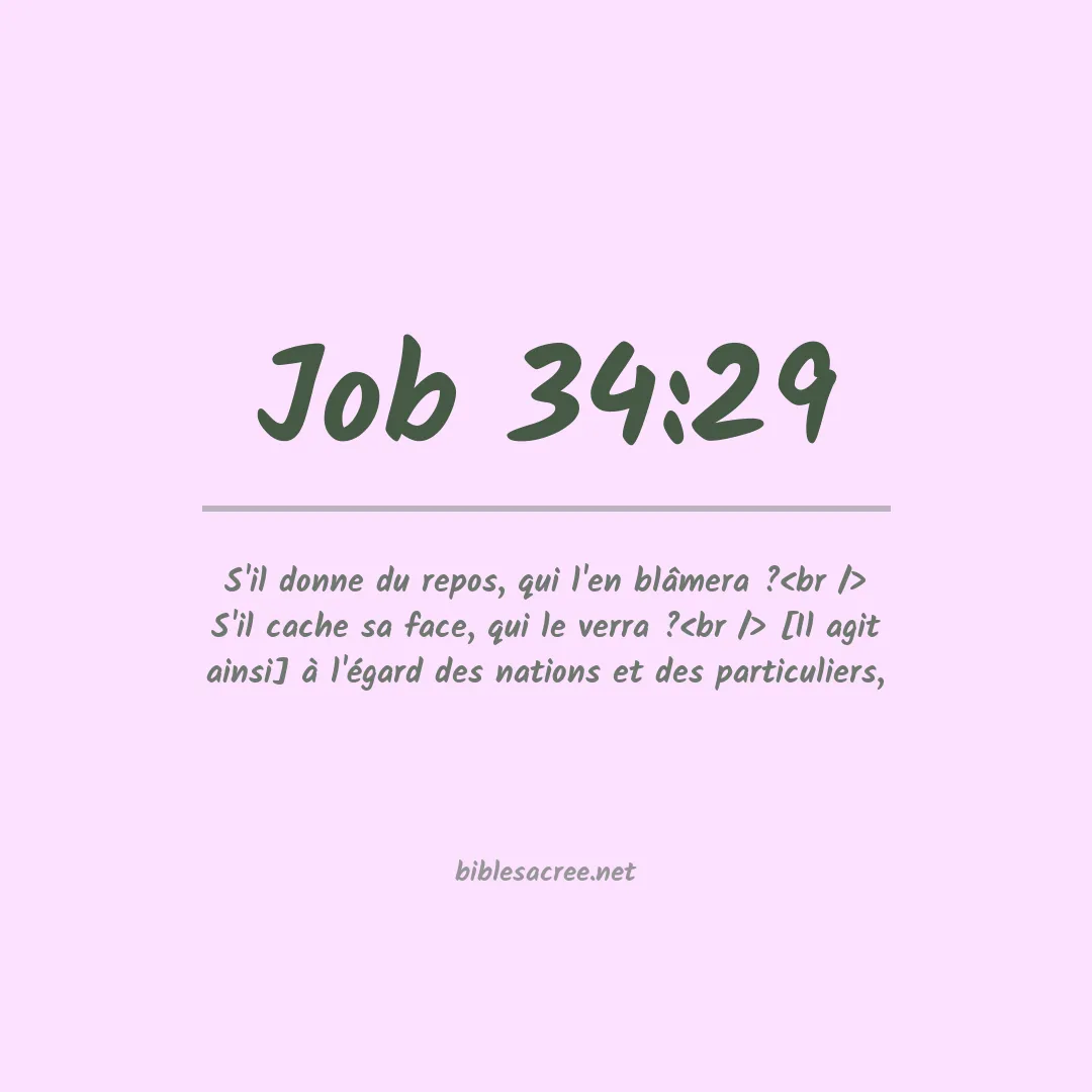 Job - 34:29
