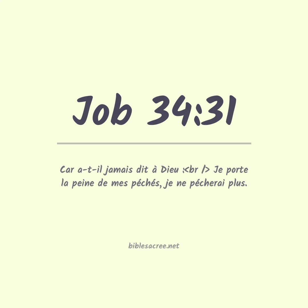 Job - 34:31
