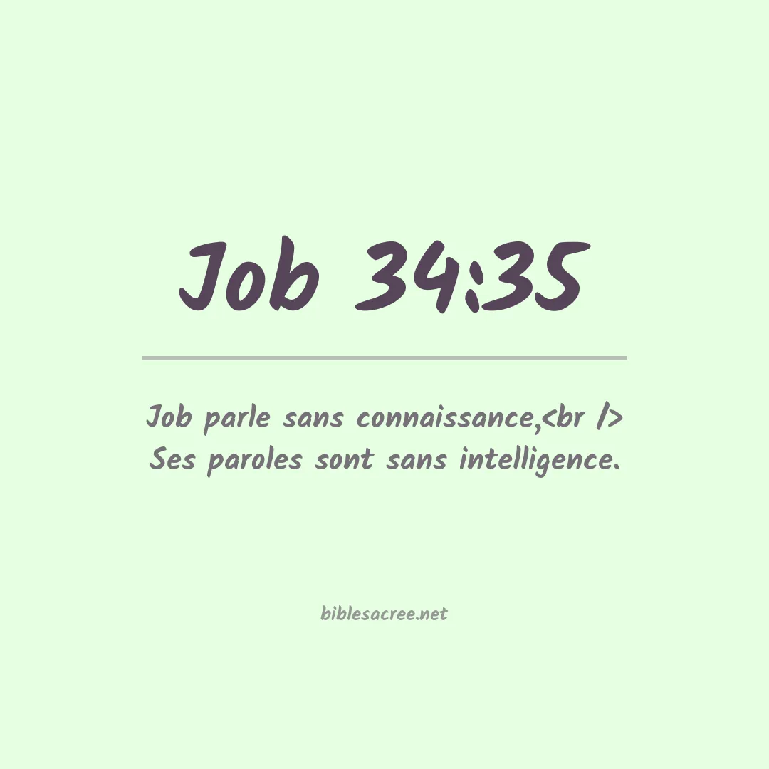 Job - 34:35