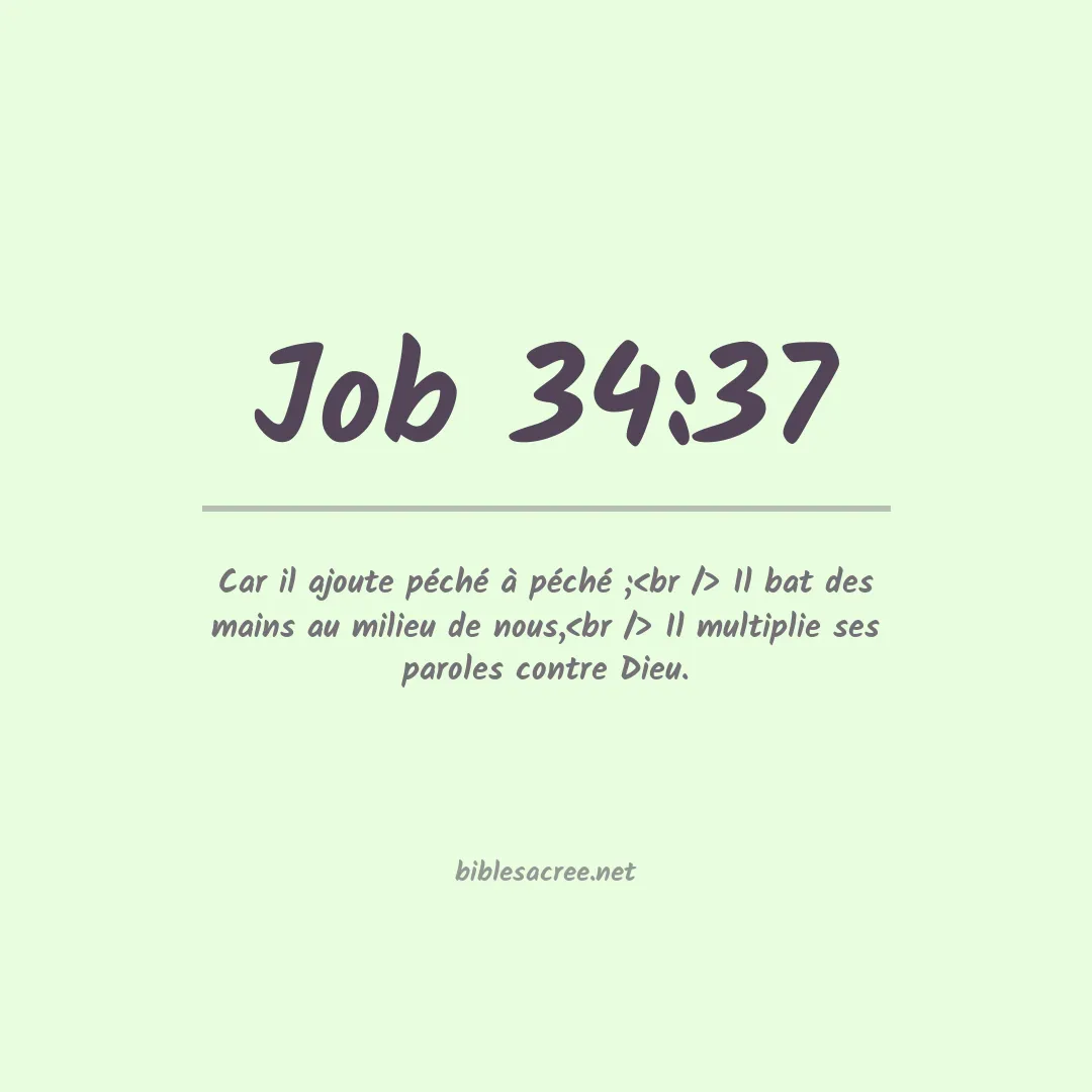 Job - 34:37