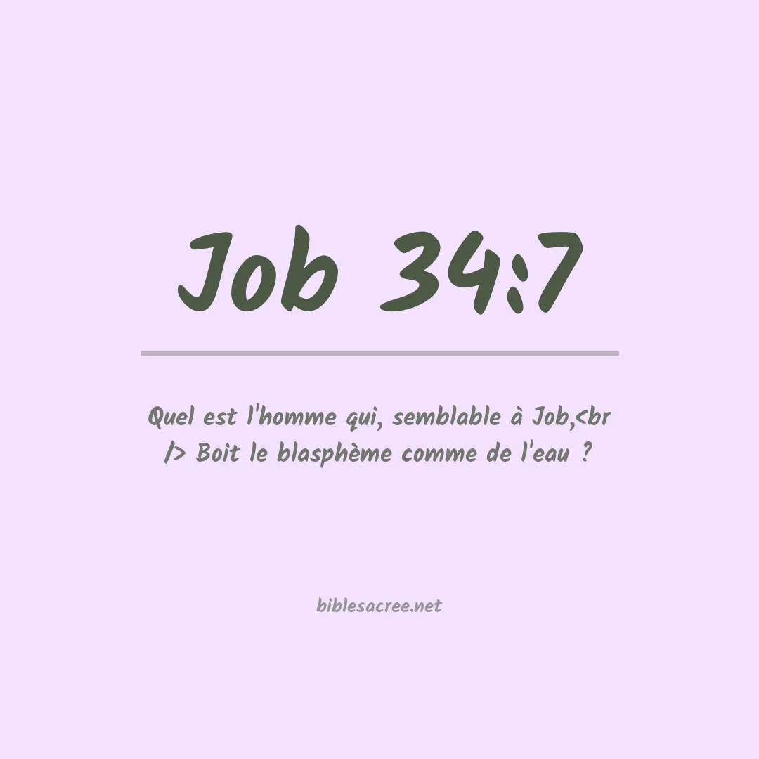 Job - 34:7