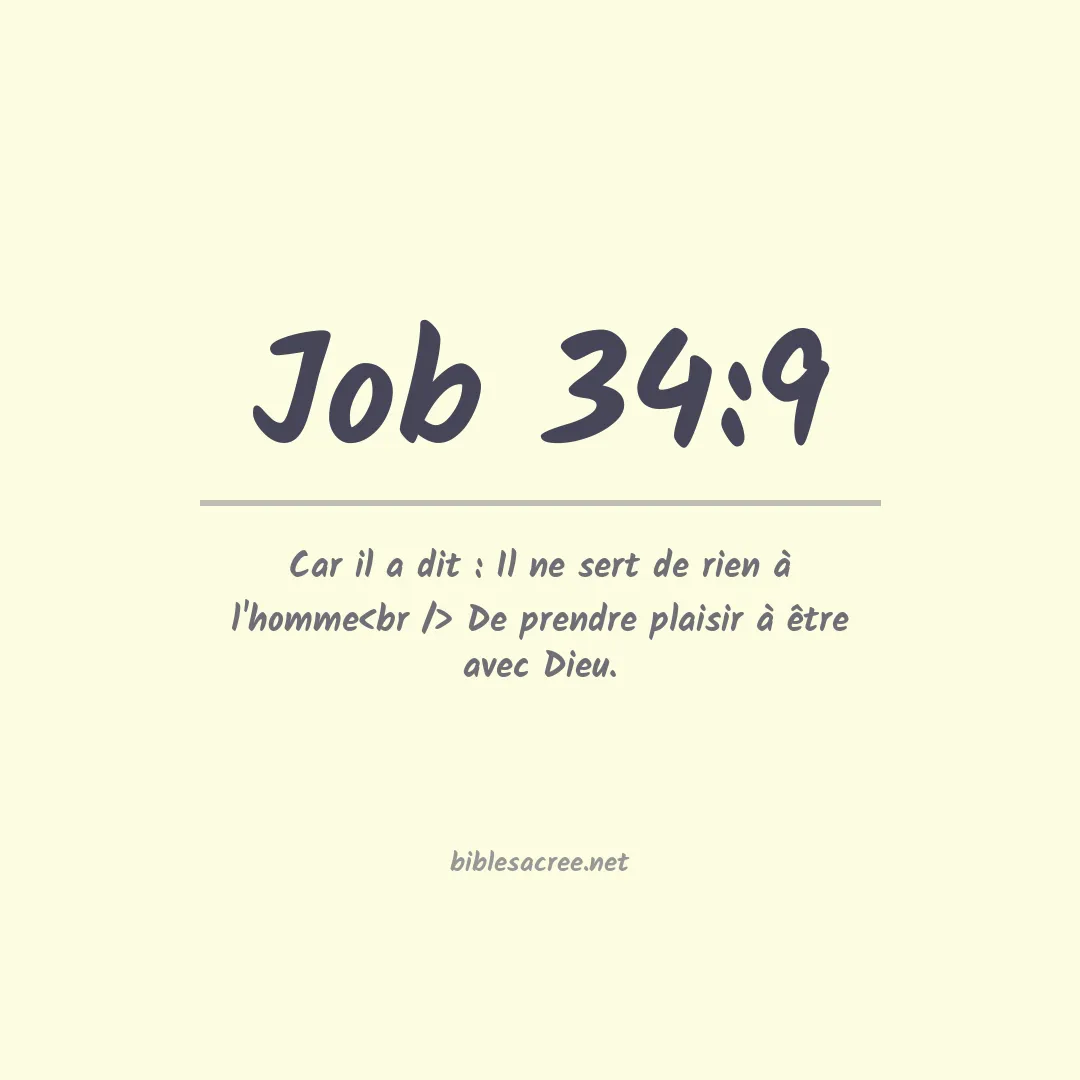Job - 34:9