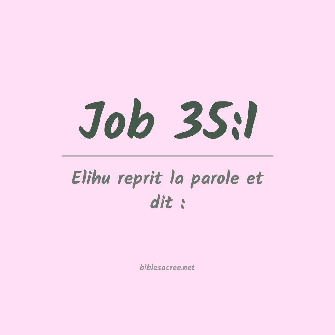 Job - 35:1