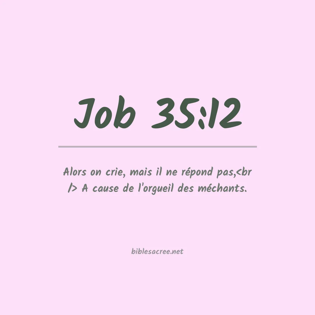 Job - 35:12