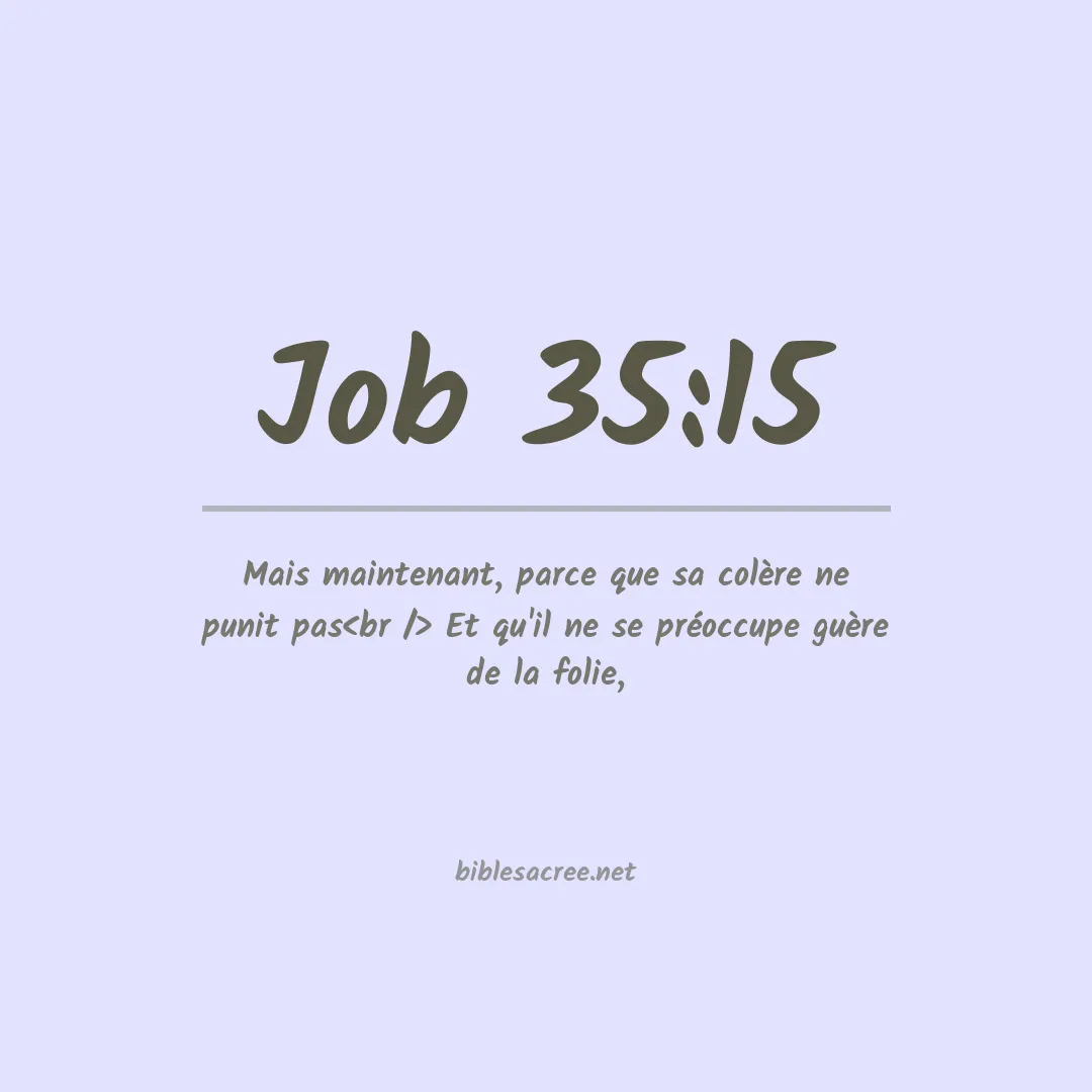 Job - 35:15