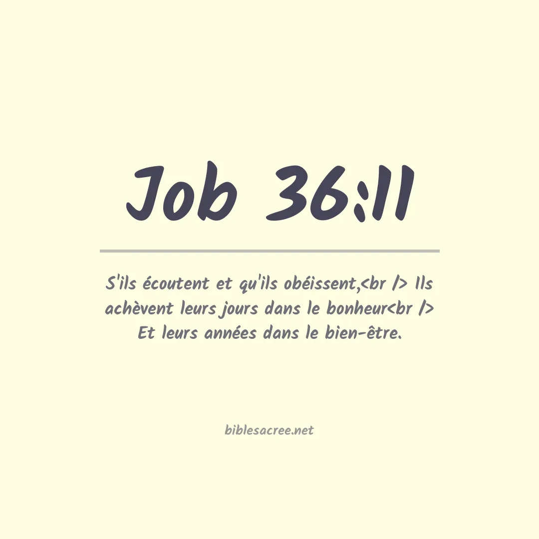 Job - 36:11