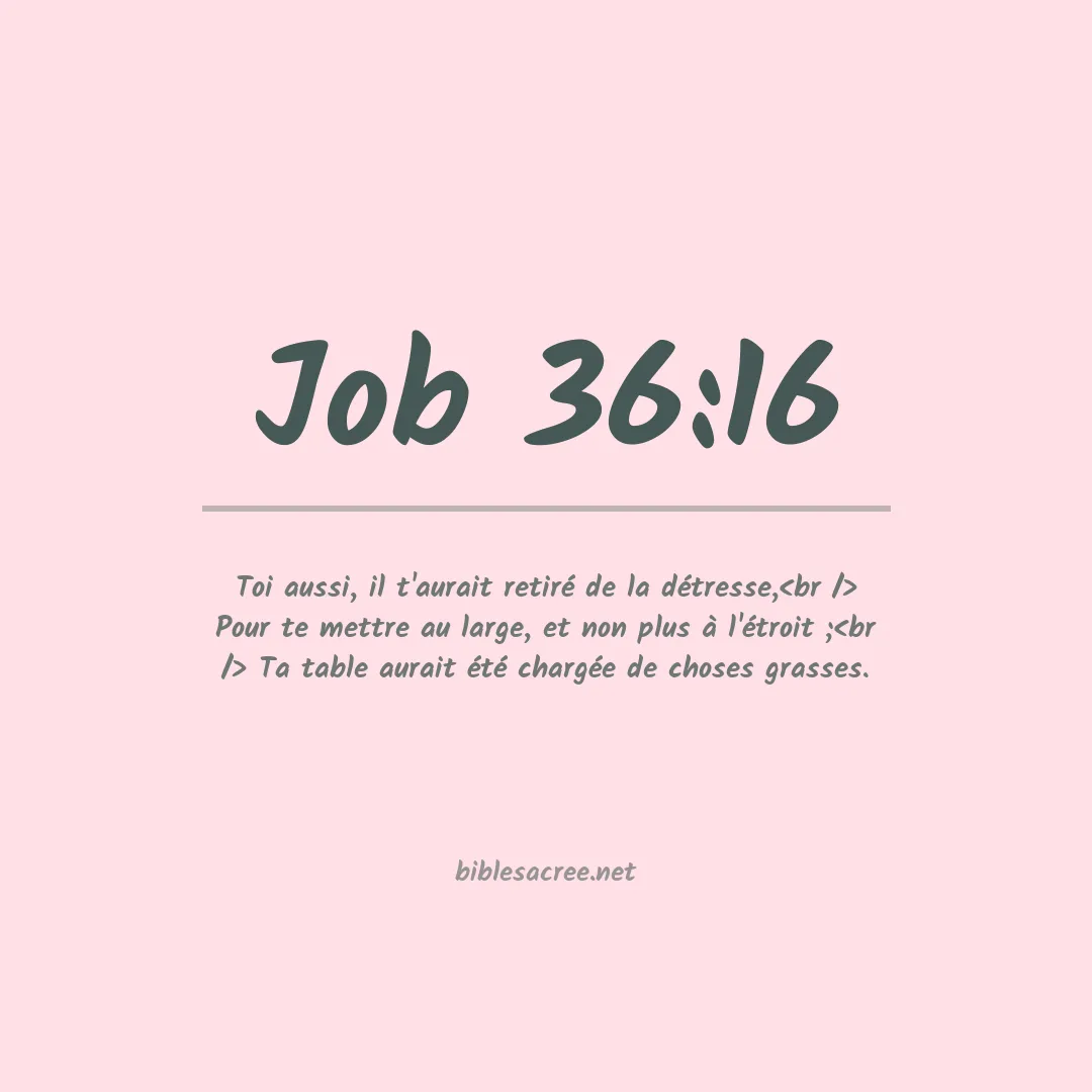 Job - 36:16