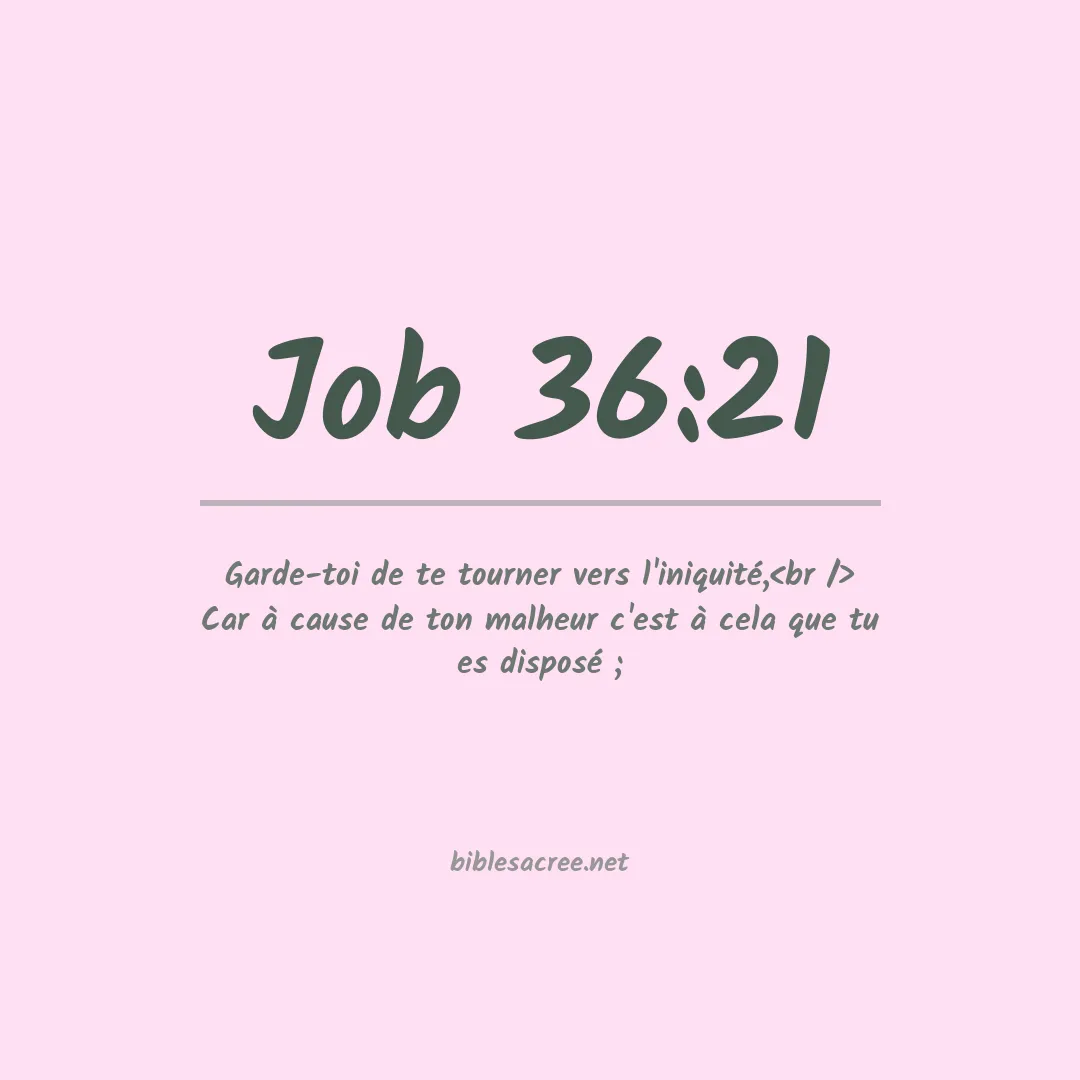 Job - 36:21