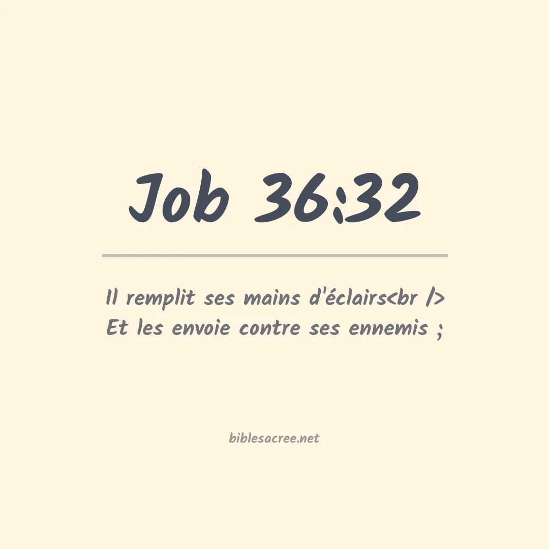 Job - 36:32