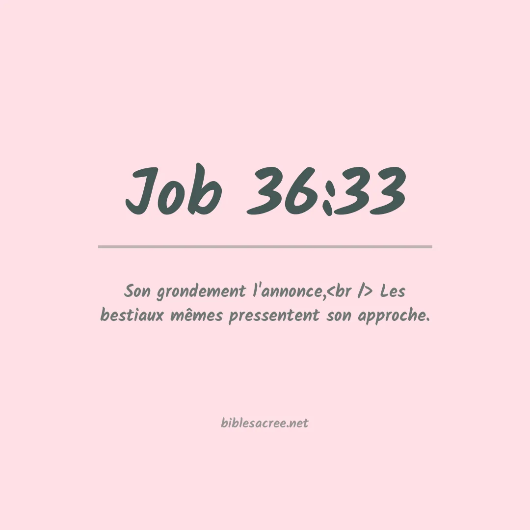 Job - 36:33