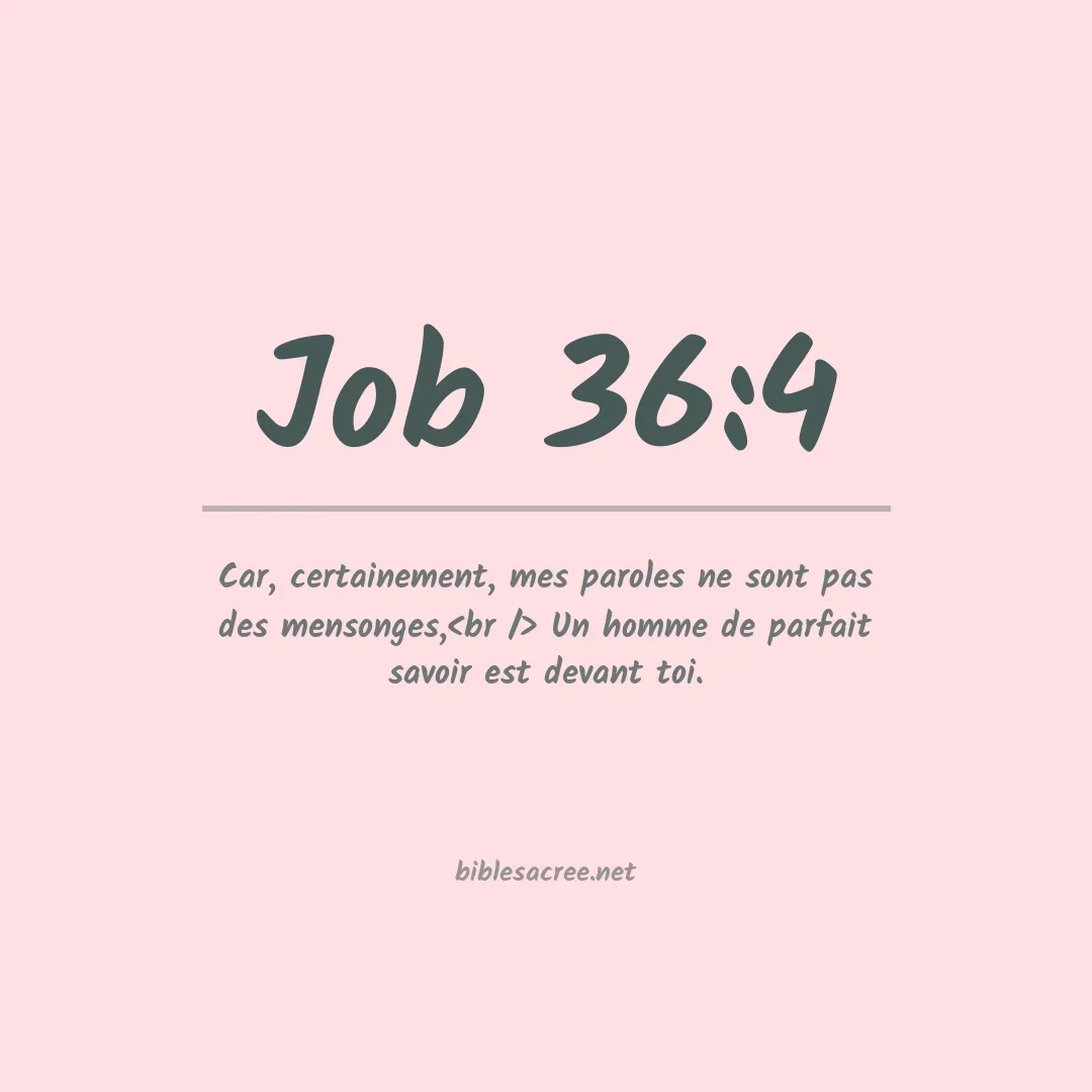 Job - 36:4