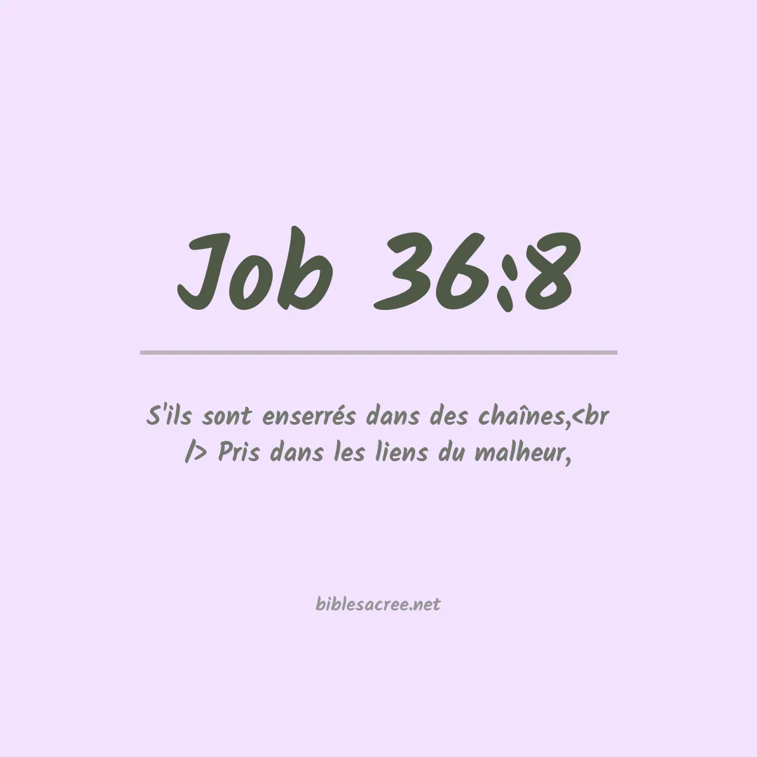 Job - 36:8