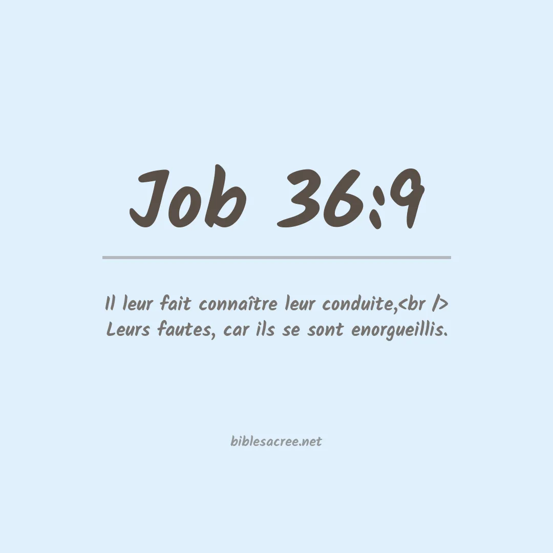 Job - 36:9