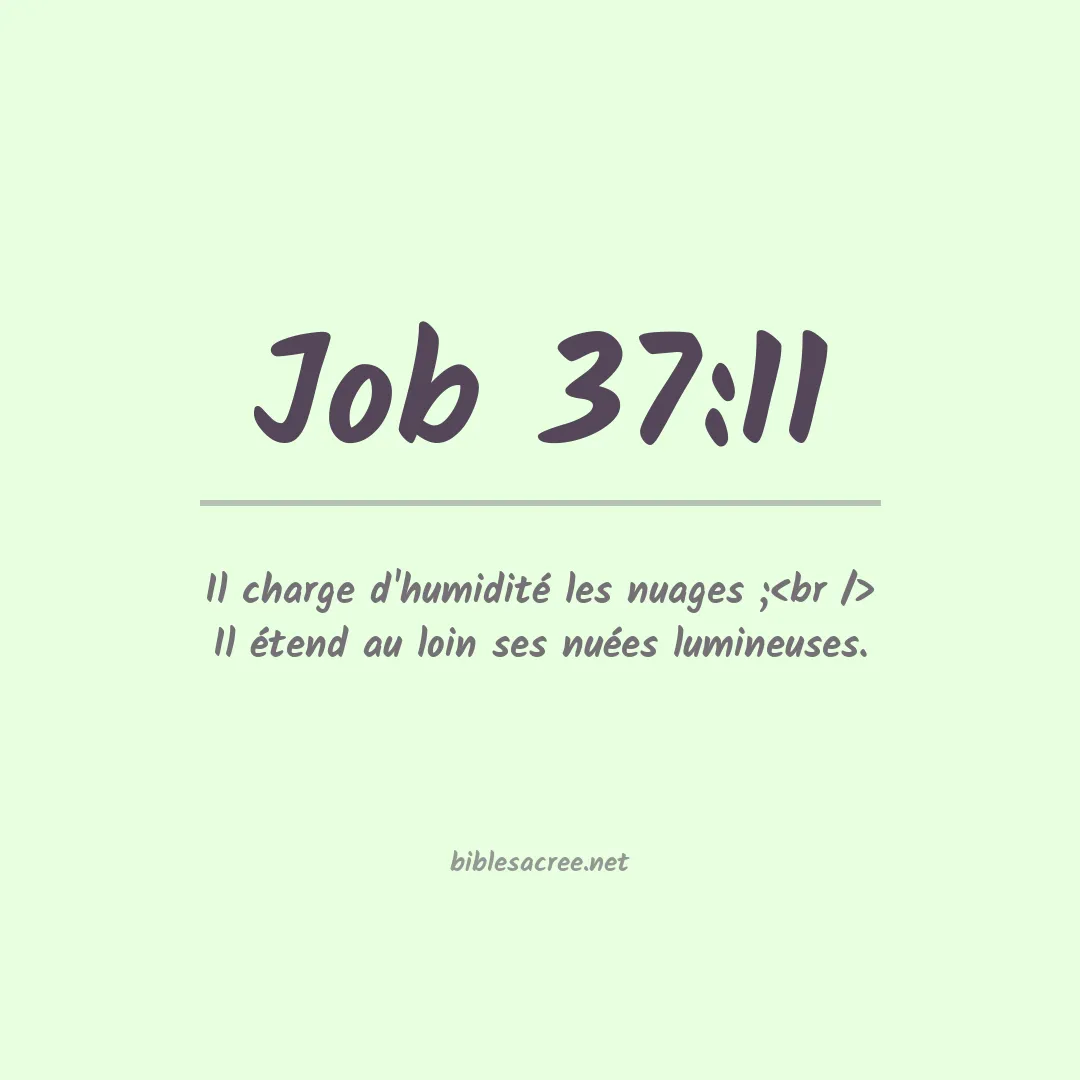 Job - 37:11