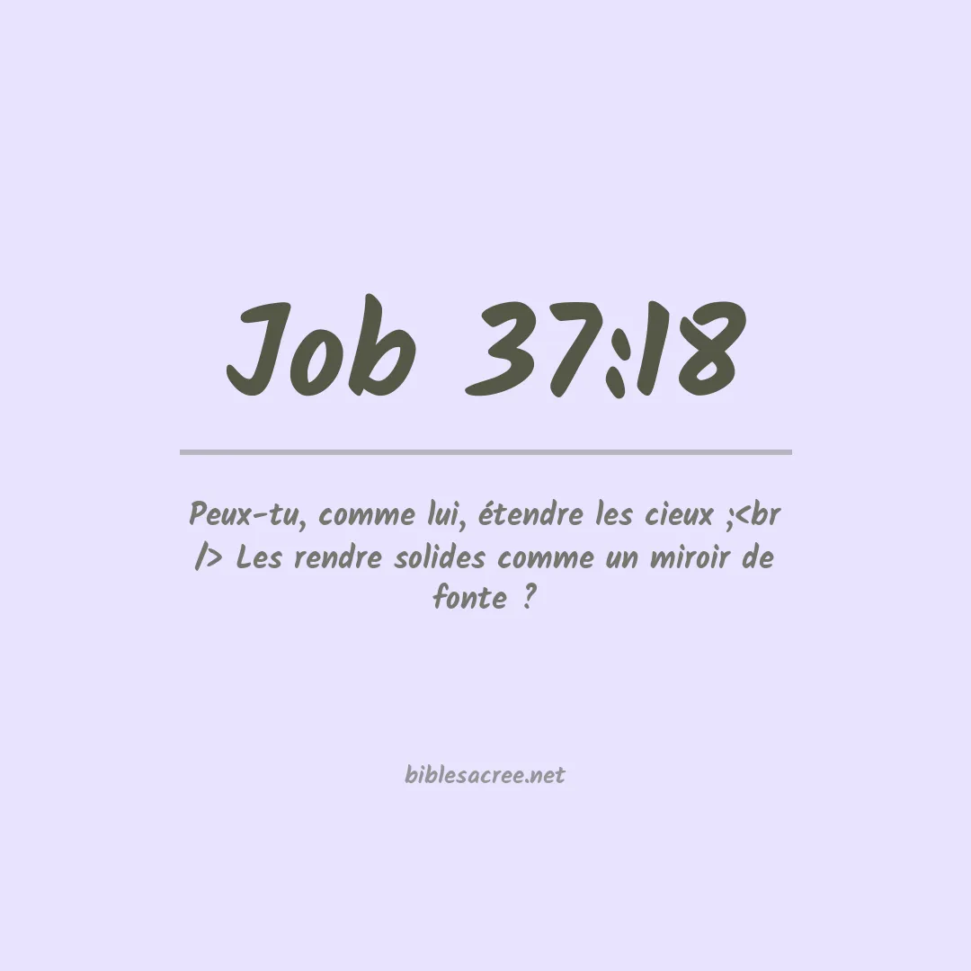 Job - 37:18