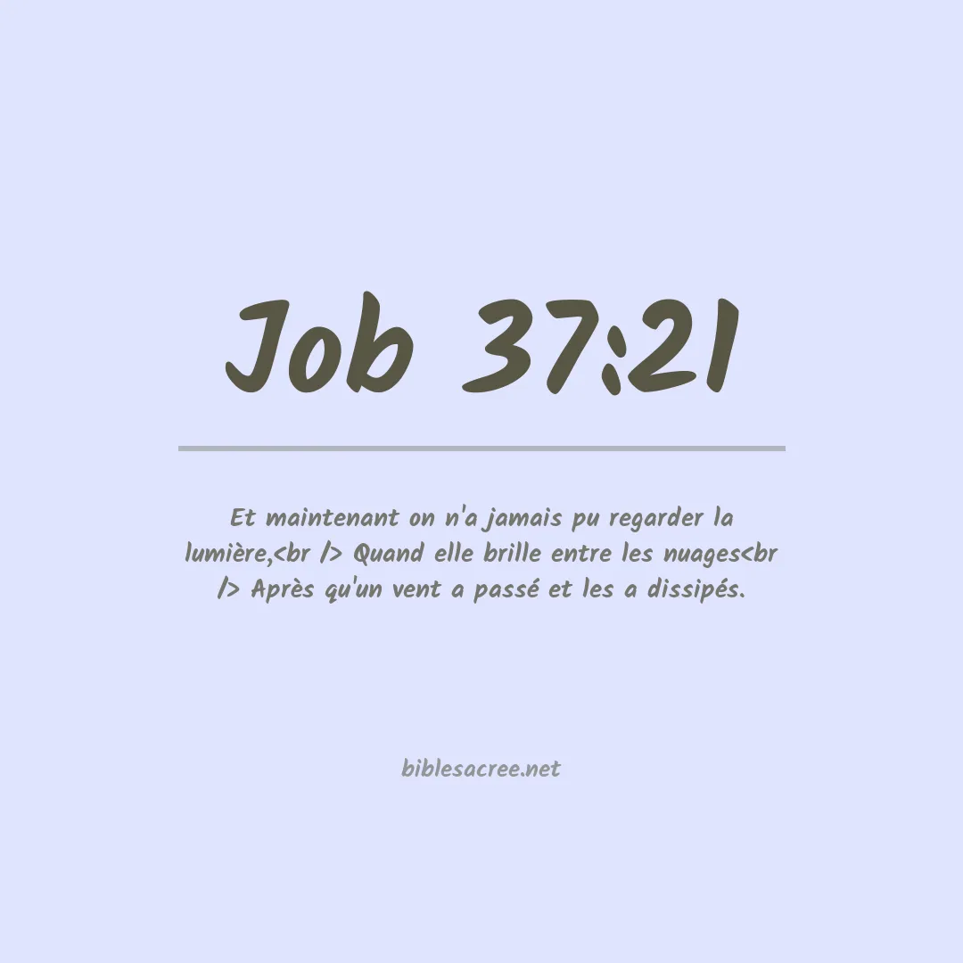 Job - 37:21