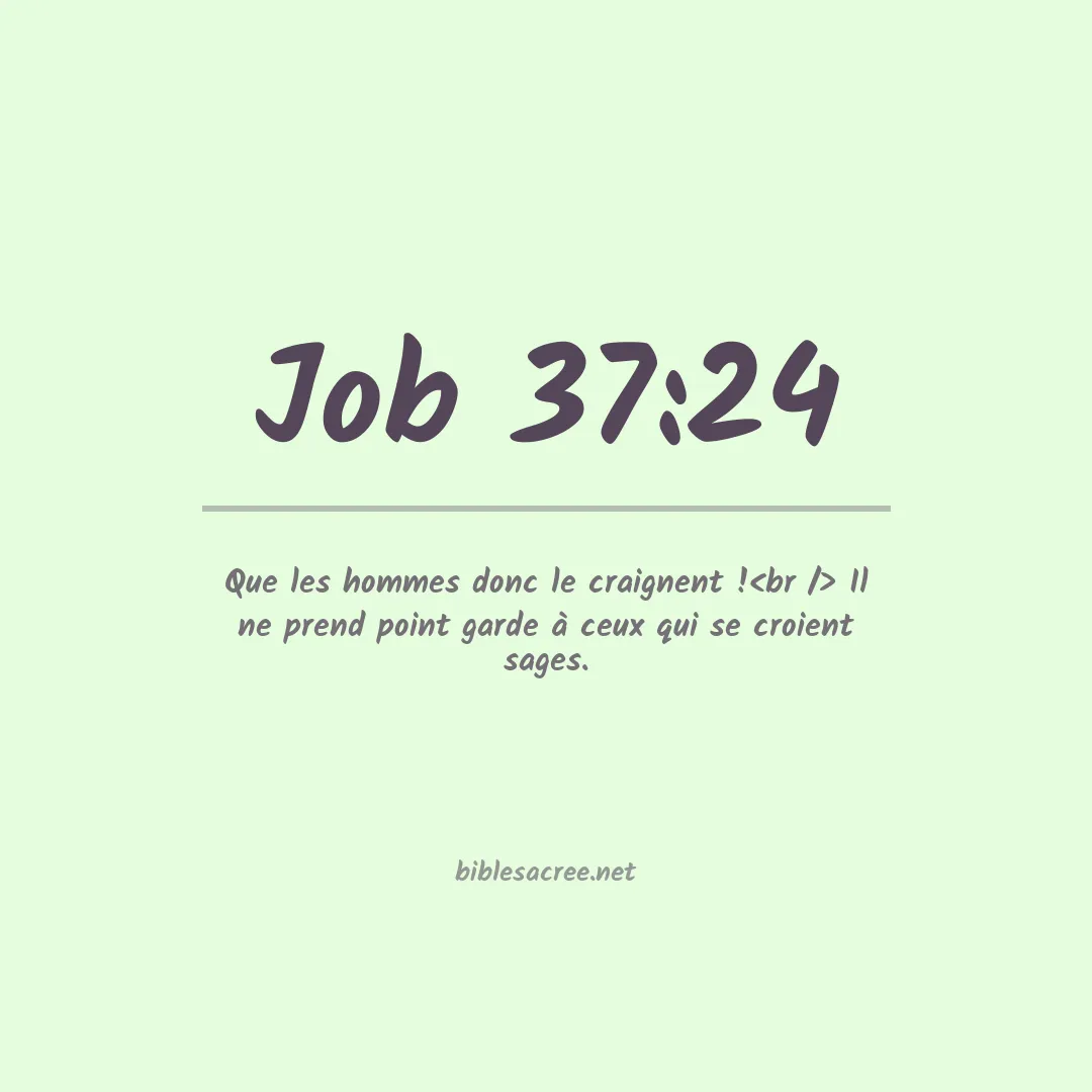 Job - 37:24