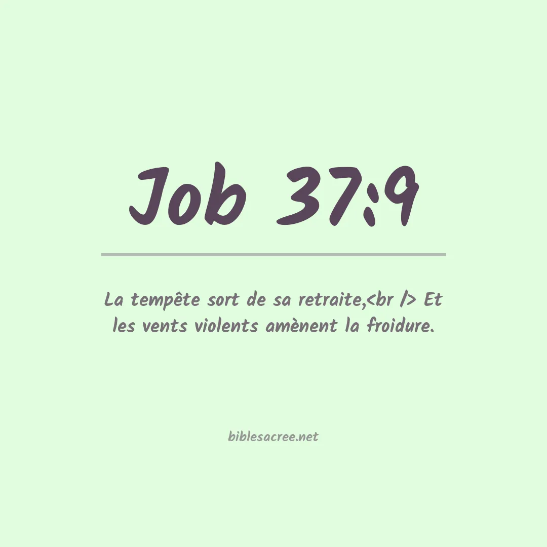 Job - 37:9