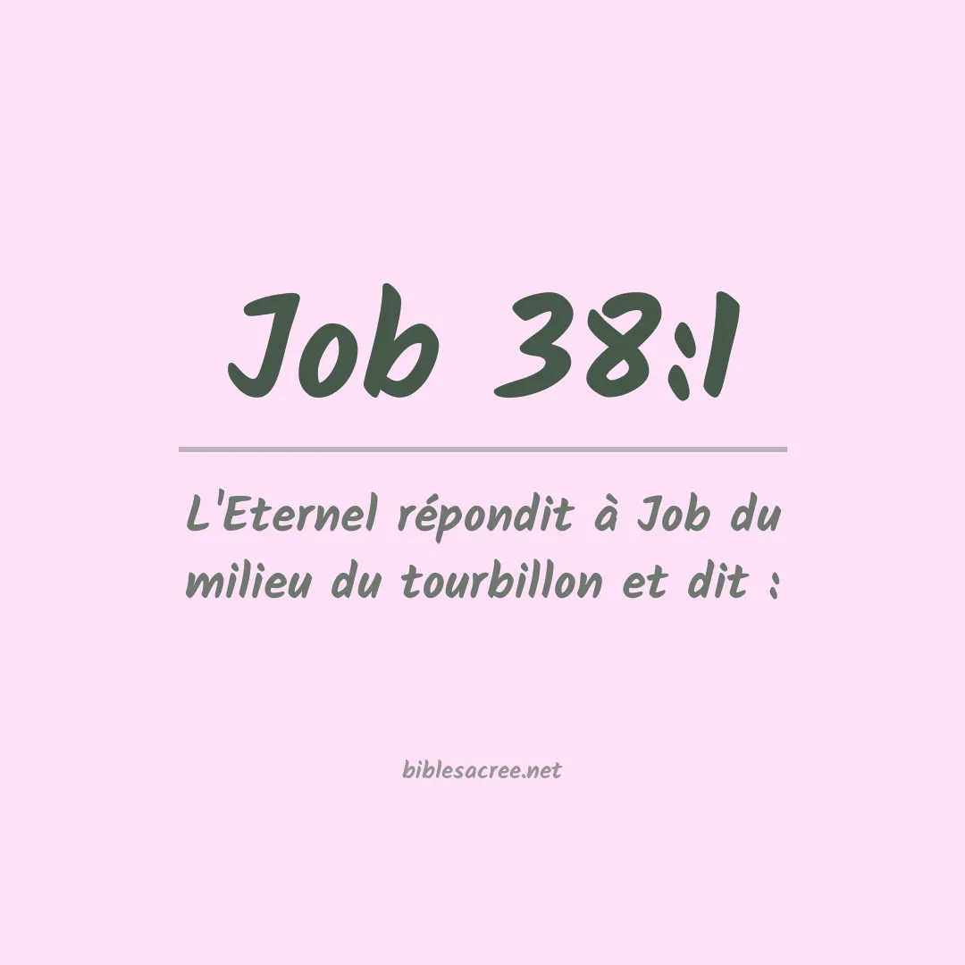 Job - 38:1