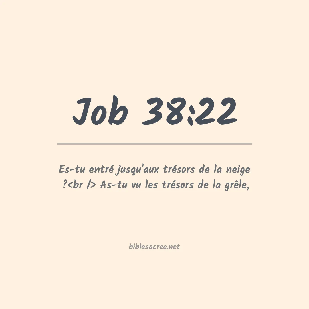 Job - 38:22