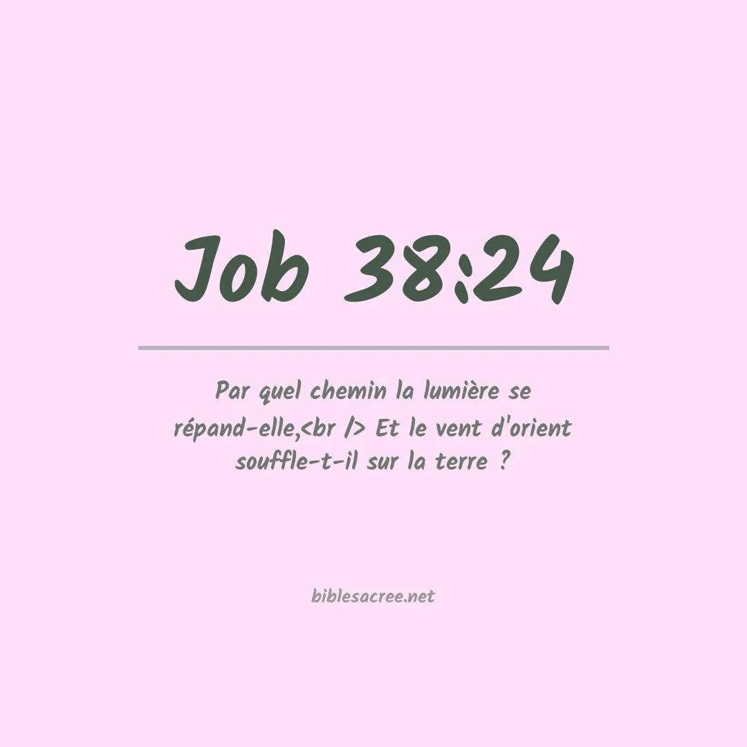 Job - 38:24