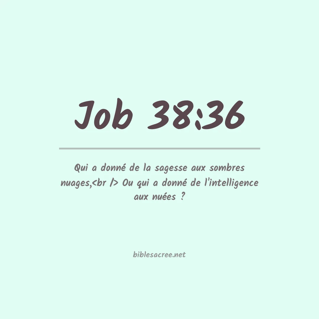 Job - 38:36